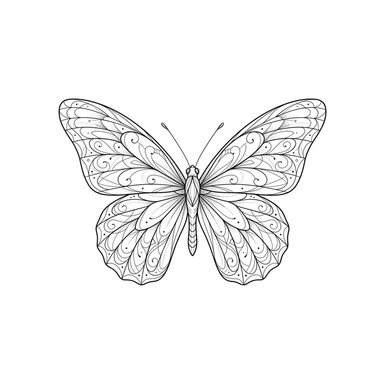 Butterfly tattoo design